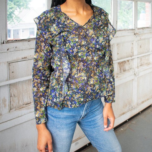 Acote Meadow Ruffle Blouse - Picture 4 of 4